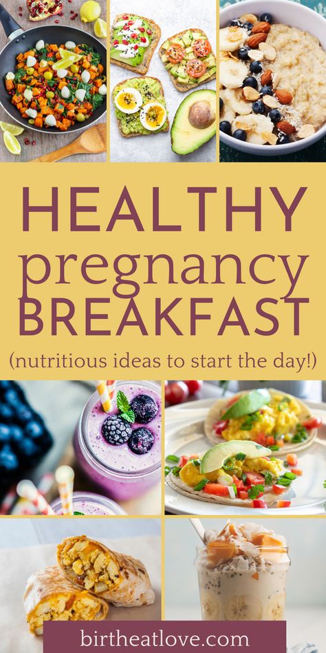 Breakfast ideas for healthy pregnancy diet! Easy, high protein breakfasts good for pregnant women to get more energy throughout the day. Give these breakfast recipes for pregnancy a try! #pregnancy #pregnant Low Carb For Pregnant Women, Healthy Meals When Pregnant, Good For Pregnant Woman, Crockpot Meals For Pregnant Women, Healthy Meal For Pregnant Women, Pre Pregnancy Diet Trying To Conceive, Healthy Pregnant Meals, Fiber For Pregnant Women, Best Breakfast For Pregnant Women