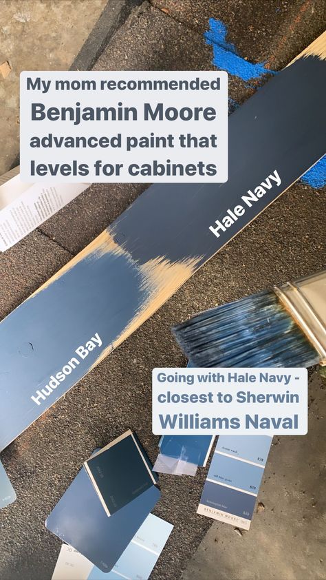 Hale Navy vs Hudson Bay Benjamin Moore Hale Navy Dresser Benjamin Moore, Hudson Bay Paint Color, Hail Navy Benjamin Moore Exterior, Bm Hudson Bay, Hale Navy Furniture, Hudson Bay Benjamin Moore, Benjamin Moore Hudson Bay, Hail Navy, Benjamin Moore Navy