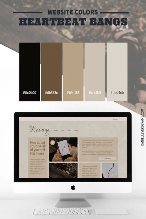 Moody Colors for Artistic Website Designs - Danielle Verderame Newspaper Color Palette, Website Color Themes, Blog Color Palette, Old Yearbooks, Website Color Schemes, Moody Colors, Yearbook Covers, Website Design Wordpress, Pantone Colour Palettes