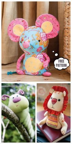 sewing toys patterns Free Patterns For Toys, Free Softie Sewing Patterns, Free Stuffy Sewing Patterns, Stuffed Toys Patterns Free Sewing, Free Hand Sewing Patterns, Stuffed Mouse Pattern Free Sewing, Mouse Pattern Free Sewing, Softies Patterns Free, Free Mouse Sewing Pattern