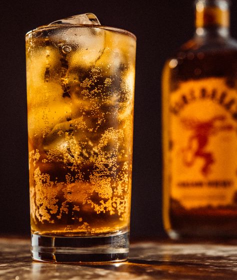 Fireball & Cream Soda Hot Mixed Drinks, Fireball And Cream Soda, Fireball Mixed Drinks, Fireball Drinks Recipes, Drinks To Make At Home, Fireball Drinks, Mixed Drink Recipes, Best Mixed Drinks, Drinks To Make