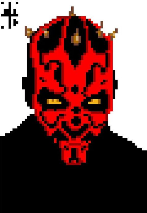 Laugh with me. Darth Maul Perler Beads, Bead Templates, Pixel Beads, Link Art, Perler Bead Templates, Hama Bead, Pixel Art Grid, Welcome Aboard, Darth Maul