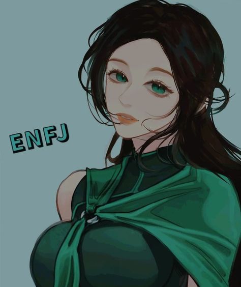 MBTI art - Credit: @onyx_blah Enfj Female, Mbti Fanart, Enfj Personality, Enfj T, Mbti Character, 16 Personalities, Mbti Personality, Cartoon Memes, Intp