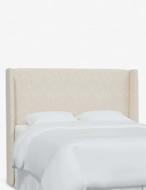 Shop Wood + Upholstered Headboards – Lulu and Georgia Winged Headboard, Linen Headboard, Skyline Furniture, Wingback Headboard, Bedroom Headboard, Upholstered Bed, Bedroom Furniture Beds, Upholstered Headboard, Transitional Design