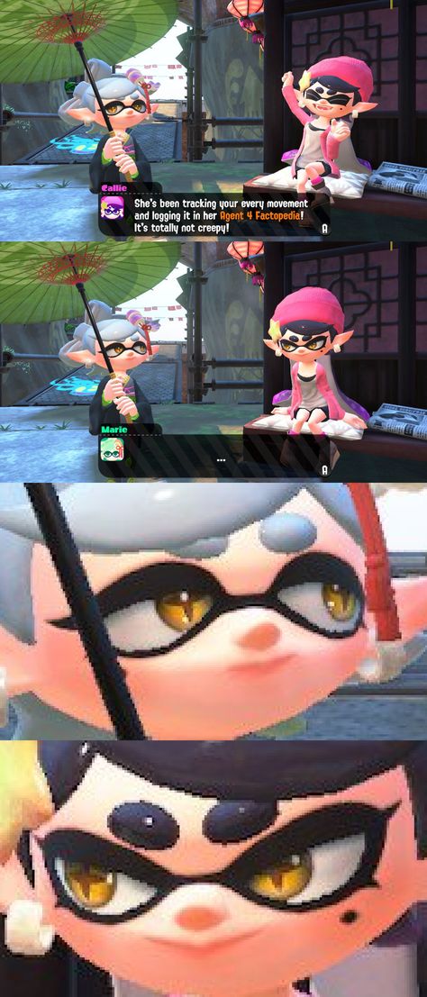 Tension Brewing* | Splatoon | Know Your ... Splatoon Funny, Splat Tim, Splatoon Squid, Splatoon Memes, Nintendo Splatoon, Callie And Marie, Splatoon 2 Art, Splatoon Comics, Video Games Funny