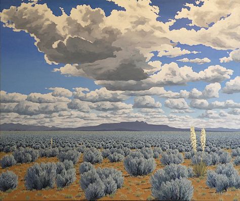 Ocean Mandala, Ed Mell, Rain Dance, Into The West, Western Landscape, Southwestern Art, Mexico Art, West Art, Desert Art