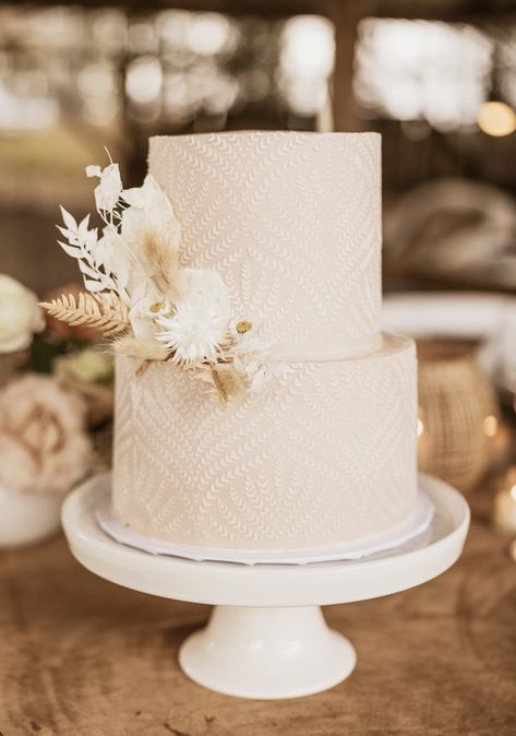 Boho Floral Wedding Cake, Tan Wedding Cake, Boho Cake Design, Simple Boho Wedding Cake, Desert Wedding Cake, Beige Wedding Cake, Nude Wedding Cake, Neutral Wedding Cake, Boho Wedding Cakes