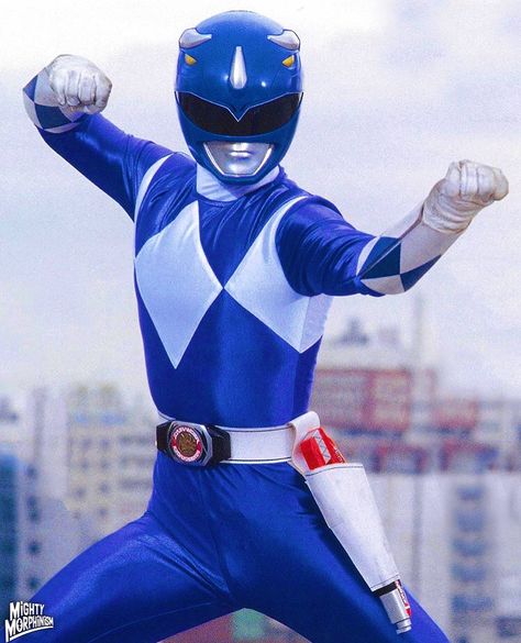 Blue Ranger Power Ranger Pfp, Blue Power Ranger, Original Power Rangers, Power Rangers Cosplay, Saban's Power Rangers, Power Rangers Ninja Steel, Blue Ranger, Power Rangers Samurai, Power Rangers Ninja