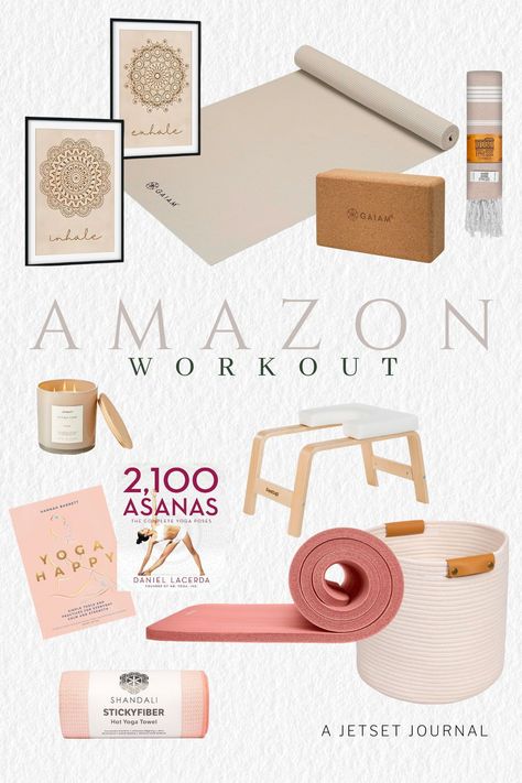 Ready to find your zen right in the comforts of your home? We're here to help you discover the perfect yoga setup! Dive into the world of yoga workout essentials and get inspired to build your own at-home yoga studio. Plus, beginners – don't worry! We got you covered too. Best Items On Amazon, Trendy Workout Outfits, Women's Wardrobe Essentials, Fall Fitness, Home Setup, Yoga Essentials, Home Yoga, Cute Workout Outfits, Gym Clothes Women