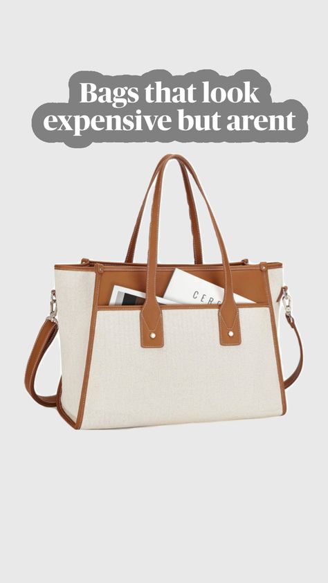 Missnine Tote Bag Canvas Laptop Bag 15.6 inch Work Bags for Women Teacher Bag Casual Computer Shoulder Purse for Office, College, Travel Work Bags For Women, Canvas Laptop Bag, Teacher Bag, Teacher Bags, Work Tote, Bag Canvas, Work Bags, Computer Bags, Fabric Trim