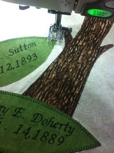 Family Tree Quilt Patterns, Genealogy Crafts, Family Tree Quilt, Genealogy Tree, Family Tree Craft, Tree Quilt Pattern, Oak Tree Tattoo, Family Collage, Pine Tree Tattoo