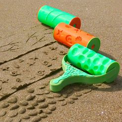 Sand Pattern, 3d Printing Toys, 3d Tiskárna, 3d Templates, Drukarka 3d, Accessories Beach, 3d Toys, 3d Printing Art, 3d Printer Designs