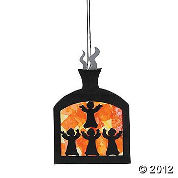 get it Fiery Furnace Craft, Babylon Party, Shadrach Meshach And Abednego, Jesse Tree Ornaments, Fiery Furnace, Bible Story Crafts, Vbs Themes, Preschool Bible, Bible School Crafts