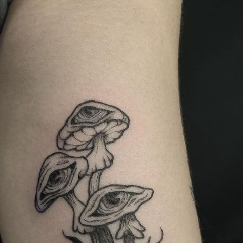 Tree Stump Tattoo, Stump Tattoo, Goblincore Tattoo, Michigan Tattoos, Mirror Of Erised, Mushroom Tattoos, Goblin Core, Tattoo Apprentice, Minimalist Tattoos