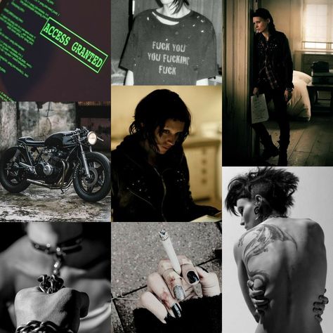 The Girl With The Dragon Tattoo Movie, Lisbeth Salander Aesthetic, Girl With The Dragon Tattoo, Lisbeth Salander, The Girl With The Dragon Tattoo, Bad Tattoos, Tattoed Girls, Movie Buff, Dragon Tattoo