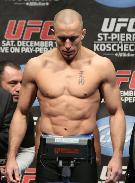 Ufc Weigh In, St Pierre Ufc, George St Pierre, Man Anatomy, Dana White, St Pierre, Popular Sports, Mma Fighters, World Of Sports