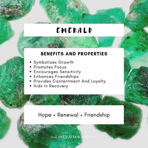 A Guide To Healing Crystals: 10 Most Effective Healing Stones Emerald Stone Benefits, What Is Healing, Desert Rose Crystal, Manifest Health, Crystal Power, Crystal Guide, Crystals Healing Properties, Pyrite Crystal, Spiritual Crystals