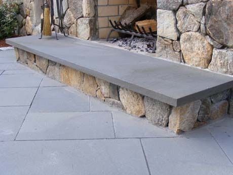 Bluestone Hearthstone www.harkenslandscapesupply.com Bluestone Hearth, Thermal Bluestone, Fireplace Hearth Stone, Baby Proof Fireplace, Natural Stone Fireplace, Fireplace Safety, Hearth Stone, Fireplace Bellows, Natural Stone Fireplaces