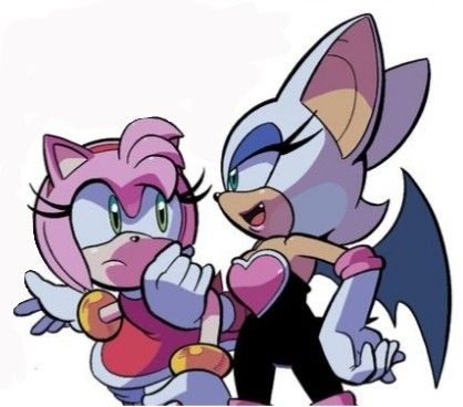 Amy And Rouge, Sonic Oc, Team Sonic, Rouge The Bat, Blue Hedgehog, Girls In Mini Skirts, Sonic Franchise, Strong Character, Rose Pictures