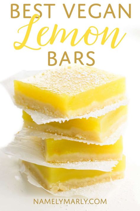 Brownies Caramel, Healthy Vegan Dessert, Vegan Lemon Bars, Vegan Lemon Curd, Curd Filling, Lemon Bars Recipe, Mug Cakes, Lemon Curd Filling, Desserts Vegan