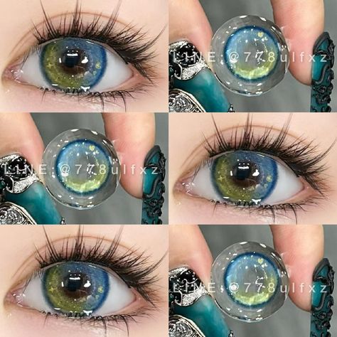 Cool Contacts, Rare Eye Colors, Eye Lens Colour, Coloured Lenses, Eye Color Chart, Shoe Hacks, Colored Eye Contacts, Cosmetic Contact Lenses, Beautiful Eyes Color