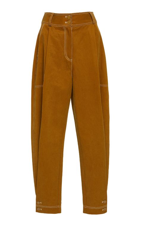 Twill Pants, 가을 패션, High Waisted Trousers, Looks Vintage, Ulla Johnson, Global Fashion, Fashion Details, Moda Operandi, Look Fashion