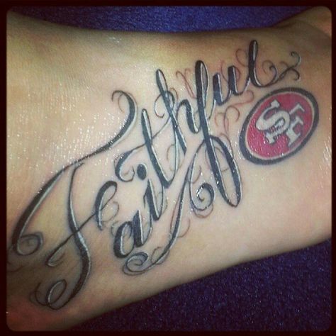 49er Tattoos For Women, 49ers Tattoo For Women, 49er Tattoos, 49ers Tattoo, Green Bay Logo, 49ers Nails, Pinterest Tattoo Ideas, 49ers Pictures, Fan Tattoo