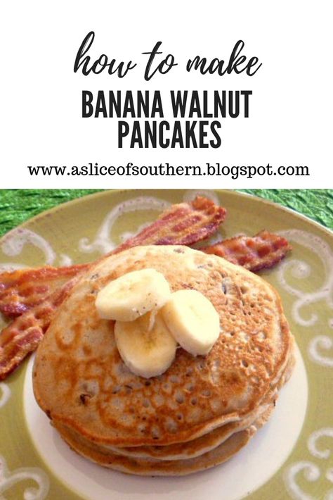 Banana Healthy Recipes, Banana Walnut Pancakes, Healthy Recipes Breakfast, Healthy Lactation Cookies, Walnut Pancakes, Basic Pancake Recipe, Mediterranean Snacks, Pancakes Pancakes, Waffle Maker Recipes