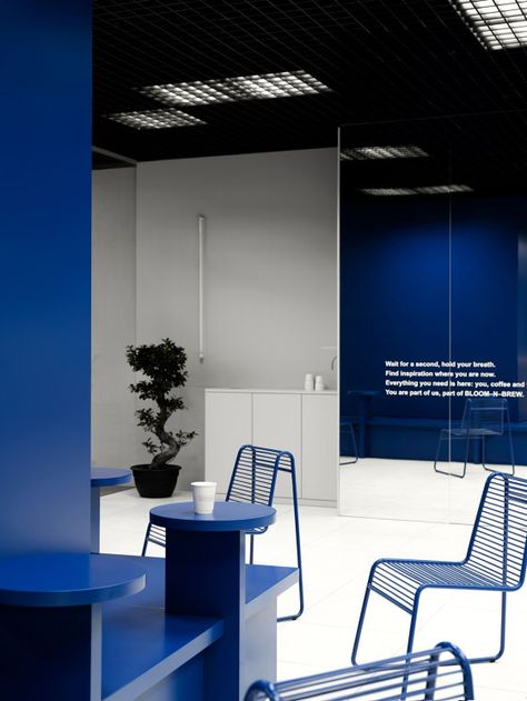 Blue Office, Office Space Design, 카페 인테리어 디자인, Salou, Cafe Interior, Office Interior Design, Cafe Design, Modern Office, Space Design