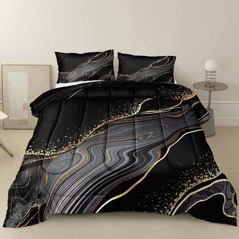 #bedding #marble #socute White And Gold Comforter, Gold Comforter Set, Gold Bedding Sets, Marble Bedding, Marble Comforter, Gold Comforter, Hippie Bedding, Black Comforter, Gold Bed