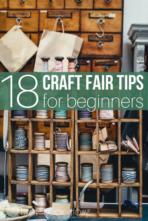 18 Craft Fair Tips for Beginners: How to Run a Successful Craft Show Booth http://hearthookhome.com/beginners-craft-fair-tips-how-to-run-a-successful-craft-show-booth/?utm_campaign=coschedule&utm_source=pinterest&utm_medium=Ashlea%20K%20-%20Heart%2C%20Hook%2C%20Home&utm_content=18%20Craft%20Fair%20Tips%20for%20Beginners%3A%20How%20to%20Run%20a%20Successful%20Craft%20Show%20Booth Craft Fair Tips, Craft Fair Vendor, Craft Fair Booth Display, Craft Show Booths, Craft Show Booth, Craft Fairs Booth, Beginner Crafts, Craft Booth Displays, Craft Stalls