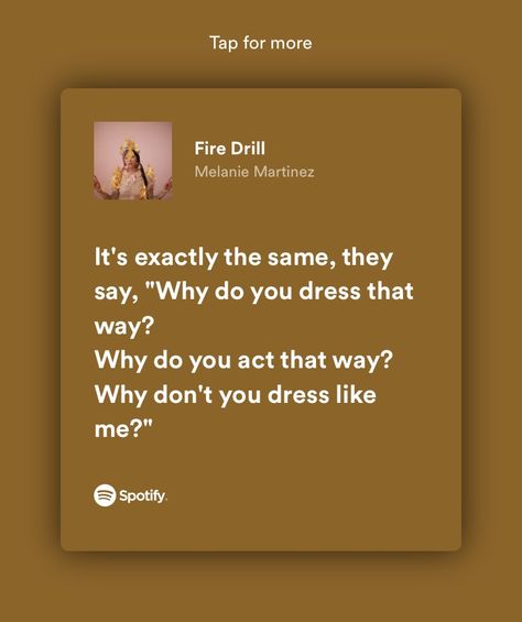 Fire Drill Melanie Martinez Lyrics, Fire Drill Melanie Martinez, Melanie Martinez Lyrics, Web Weaving, Lyrics Spotify, Fire Drill, Matching Pfps, Pinterest Board, Melanie Martinez