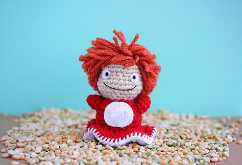 The best Ponyo amigurumi ever. Rabbit Ideas, Amigurumi Rabbit, She Loves, Miyazaki, My Friend, Amigurumi, Crochet