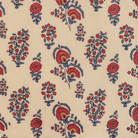 Mead Embroidery - Red/Blue | Kravet Outdoor Drapery, Floral Drapery, Lee Jofa Fabric, Embroidery Red, Bunny Williams, Lee Jofa, Fabric Houses, Cole And Son, Embroidery Fabric