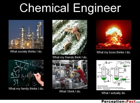 Chemical Engineer... - What people think I do, what I really do - Perception Vs Fact Chemical Engineering Humor, Sixth Grade Science, Chemical Engineer, Engineering Quotes, Engineering Memes, Engineering Activities, Engineering Challenge, Engineering Humor, Mechanic Humor