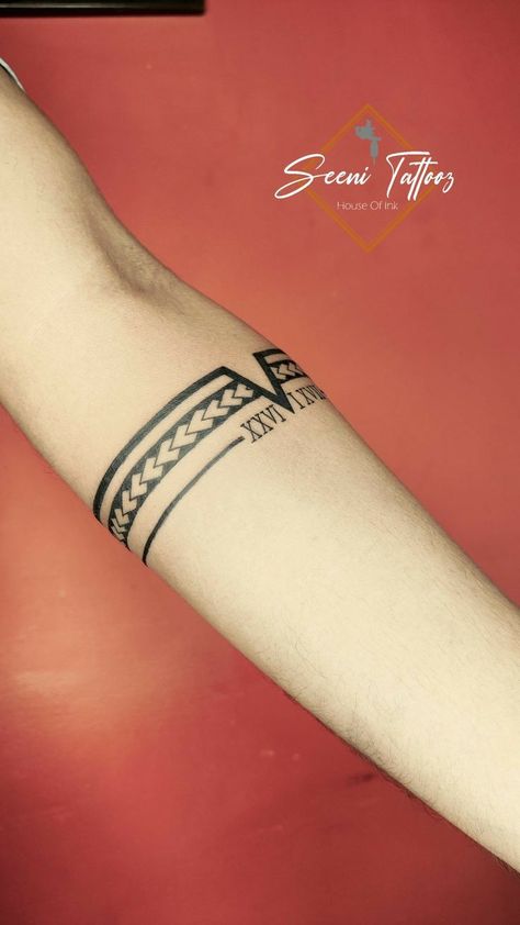 Celtic Tattoos Armband, Greek Band Tattoo, Wrist Band Tattoo For Women, Armband Tattoo Men, Armband Tattoo Mann, Tattoo Bend, Band Tattoo For Women, Tattoos Pulseras, Thigh Band Tattoo