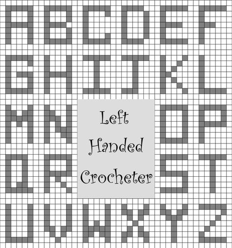 Letter Chart that goes with Ducks and Fish Afghan. C2c Letters Graph, Knit Letters, Crochet Alphabet Letters, Corner To Corner Crochet Blanket, Crochet Graph Patterns, C2c Patterns, Crochet Alphabet, Crochet Letters, Crochet Graphs