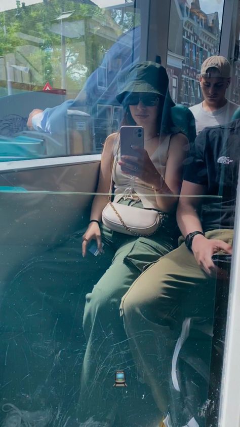 Rotterdam 
Cargos 
Trousers 
Outfit 
Bucket hat
Green Green Bucket Hat Outfit, Green Bucket Hat, Bucket Hat Outfit, Perfect Summer Day, Hat Outfit, Outfits With Hats, Summer Day, Perfect Summer, Summer Days