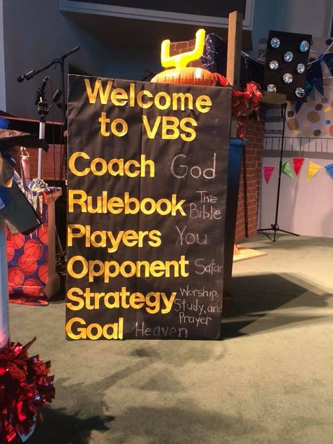 Fellowship Of Christian Athletes Ideas, Olympic Vbs Decorations, Olympic Vbs, Basketball Food, Sports Vbs, Vbs Olympics, Youth Bible Lessons, Pastor Appreciation Day, Camp Vbs