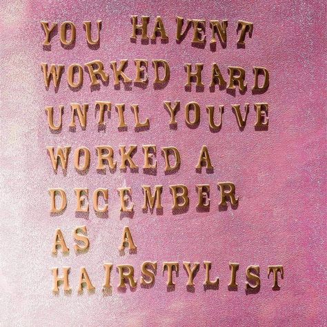 @justthehairbyamy1 shared a photo on Instagram: “Christmas Time 🎄 #truewords #christmastime #workworkwork #festiveseason #hairdresser #december #hairstylist #busybee #busytime…” • Dec 18, 2020 at 11:56pm UTC Christmas Hair Quotes, Hairstylist Christmas Quotes, Holiday Hair Appointment, Holiday Salon Quotes, Hairdresser Christmas Quotes, Christmas Appointments Available Salon, Hair Facts, Hairstylist Quotes, Salon Quotes