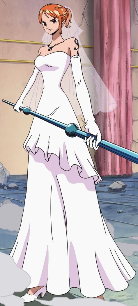 Nami Thriller Bark Outfit, One Piece Main Characters, Nami Cosplay, Anime Kitten, Anime Wedding, One Piece World, One Piece Nami, One Piece 1, Nami One Piece