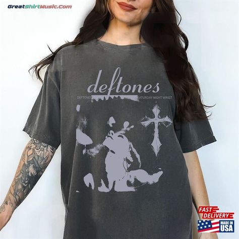 Deftones Vintage T-Shirt Graphic Tee Shirt Hoodie Classic Check more at https://greatshirtmusic.com/product/deftones-vintage-t-shirt-graphic-tee-shirt-hoodie-classic/ Graphic Tee Shirt, Graphic Tee Shirts, Band Tees, Comfy Casual, Vintage Tshirts, Fashion Inspo Outfits, Tee Shirt, Graphic Tee, Hoodie Shirt