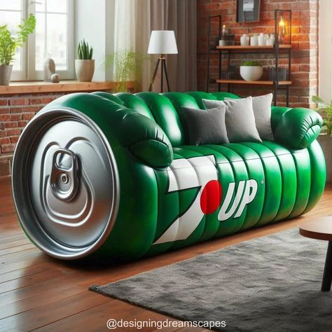 Soda-Inspired Sofas: Quench Your Thirst for Creative Furniture Strange Furniture, Weird Houses, Crazy Houses, Unusual Furniture, Classic Armchair, Fun Furniture, House Deco, Smart Home Technology, Creative Furniture