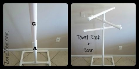 DIY Pool Towel Rack/Valet For Under $40 Pvc Towel Rack Diy, Pvc Pool Towel Rack Diy, Pool Towel Rack Diy, Pvc Pool Towel Rack, Pvc Towel Rack, Beach Towel Rack, Outdoor Tiki Bar, Towel Rack Pool, Pvc Pool