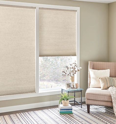 Bali® DiamondCell® Cellular Shades: Light Filtering Single Cell | Blindsgalore Bali Shades, Energy Efficient Window Treatments, Family Room Windows, Bali Blinds, Cellular Blinds, Light Filtering Shades, Best Blinds, Honeycomb Shades, Drapes And Blinds