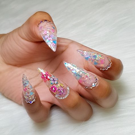 Encapsulated Flower Nails, 3d Flower Nails, Full Hd Wallpaper, Nails Short, Nails Inspo, Home Screen, Flower Nails, Hd Images, Glitter Nails