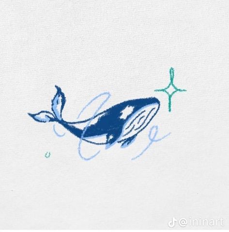 Drawings For Wall, Whale Doodle, Wallpaper Hippie, Whale Tattoo, Whale Drawing, Food Tattoos, Mouthwatering Food, Blue Drawings, Cute Easy Doodles