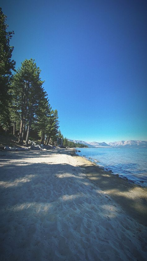 Beach retreat #laketahoe #lake #aesthetic #forest Lake Tahoe Summer, Beach Forest, Lake Aesthetic, Aesthetic Forest, Forest Trail, Lake Beach, Beach Retreat, Phone Aesthetic, Summer Dates