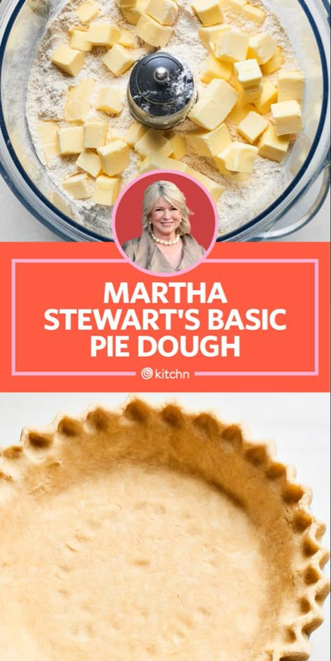 Martha Stewart Pie Crust Recipe, Martha Stewart Apple Pie, Martha Stewart Pie Crust, Apple Pie Crust, Pie Crust Recipe Easy, All Butter Pie Crust, Pie Dough Recipe, Homemade Pie Crust Recipe, Easy Pie Crust