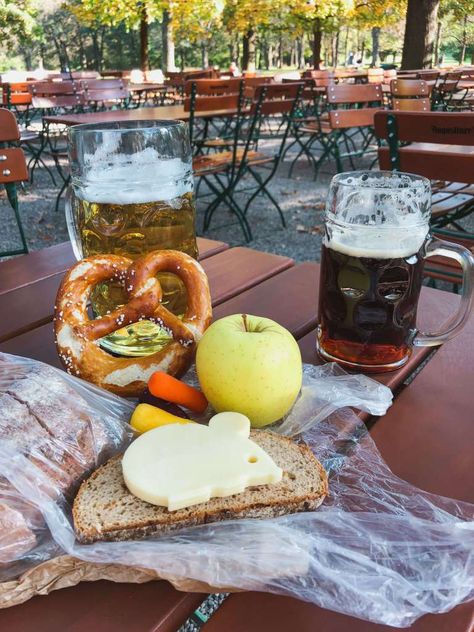 German Cuisine Aesthetic, Germany Lifestyle, Germany Culture, German Biergarten, German Garden, German Aesthetic, Germany Aesthetic, Oktoberfest Germany, Germany Food